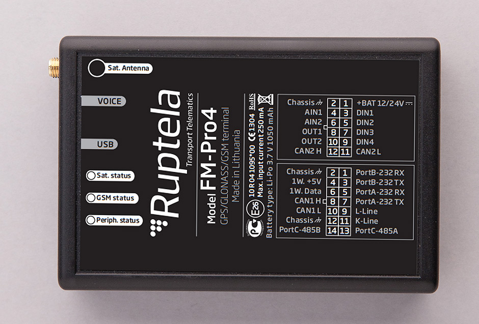 GPS трекер Ruptela FM-Pro4